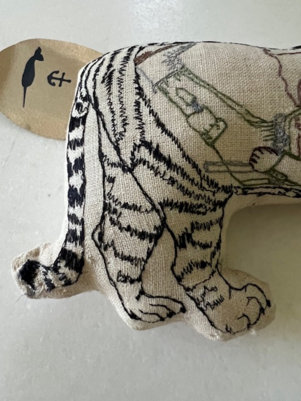 CORAL AND TUSK STUFFED TIGER - Picture 2 of 8